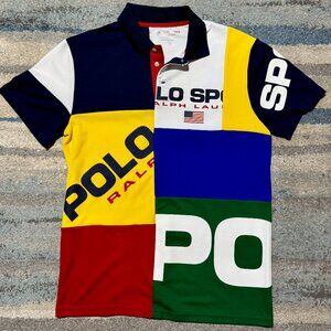 Ralph Lauren Polo Sport Color Block Shirt (LIKE NEW)